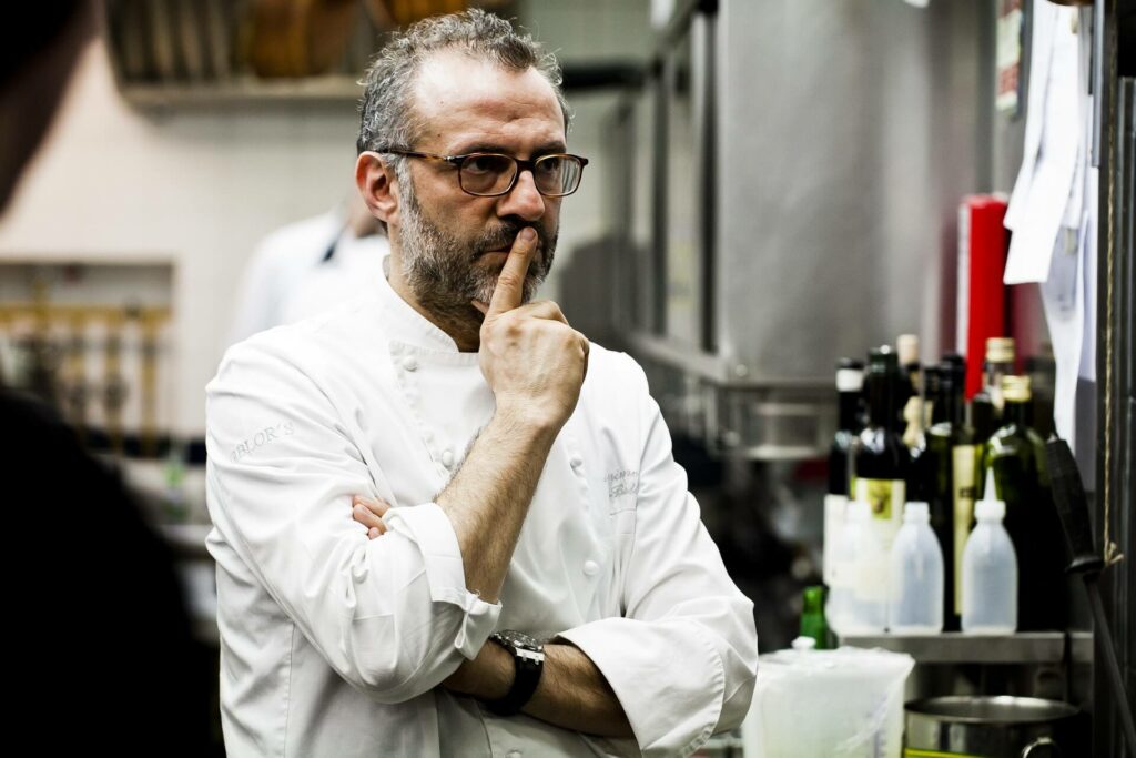Lo chef Massimo Bottura